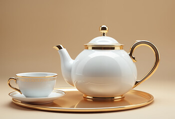 teapot and cup