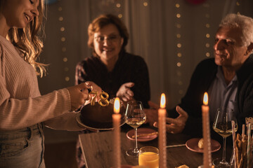 Family Celebrates Grandfather's 78th Birthday