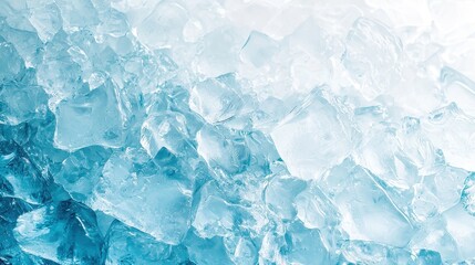 Obraz premium Ice blue background with a cool and serene color palette.