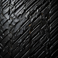 a black wall with a black background with a black metal surface that says  the word  on it.