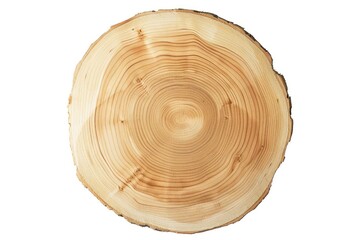 Close-up photo of a tree trunk on a white background, suitable for use in nature, wildlife or botanical illustrations