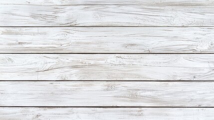 Obraz premium White wood texture background, top view wooden plank panel