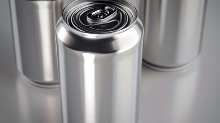 A close-up shot of a soda can with distinctive label and cap, suitable for commercial or food-related contexts