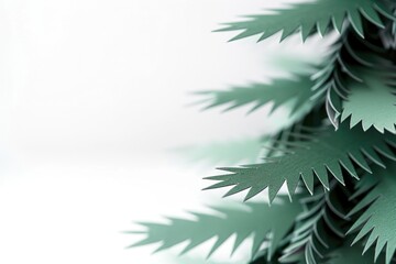 Obraz premium A close-up shot of a bunch of green leaves, suitable for use in nature and botanical themed projects