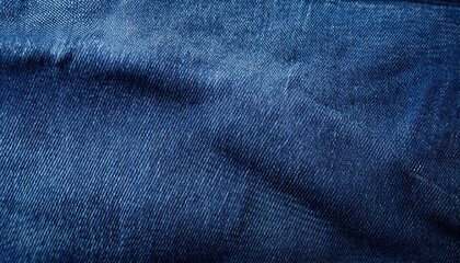 Detailed close-up of textured denim fabric.