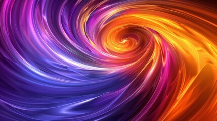 Obraz premium Vibrant Whirlpool of Illuminated Colors