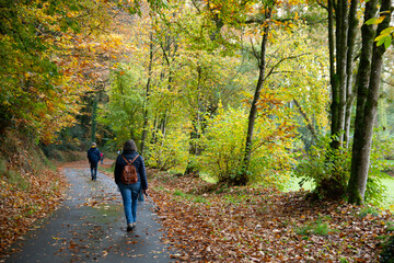 Groupe de randonneurs en Bretagne