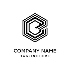 Premium Vector, C B Polygon Monogram Logo Design Inspiration