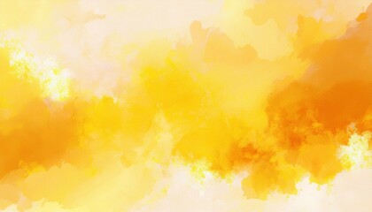 lemon yellow gold amber orange mustard white abstract watercolor colorful art background bright vibrant fire hot daub stain chaos grunge rough grain design