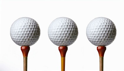 golf ball isolated on white