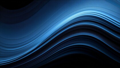 black dark azure cobalt sapphire blue abstract background color gradient geometric shape wave wavy curved line rough grunge grain noise light neon metallic shine shimmer bright design