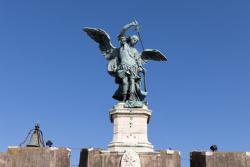 Erzengel Michael auf der Engelsburg in Rom, Italien