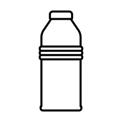 plastic bottle icon eps vector illustration logo symbol sign icon flat style, isolated on white
