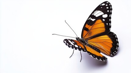 Beautiful butterfly isolated on a white background