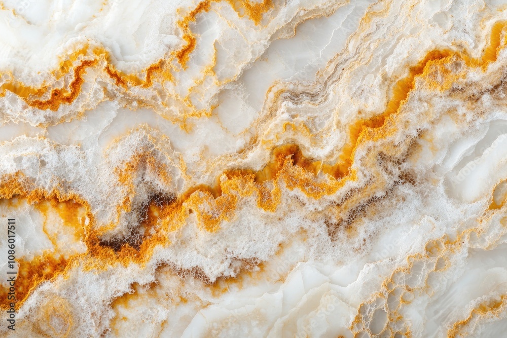 Poster A close up view of a smooth marble surface with subtle veining