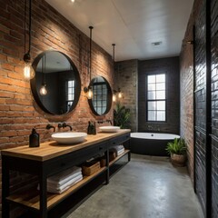 modern bathroom interior