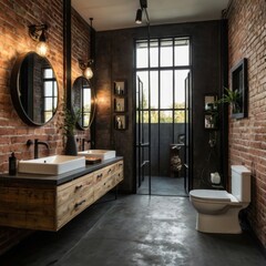 modern bathroom interior