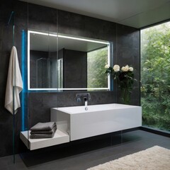 modern bathroom interior