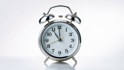 alarm clock on black