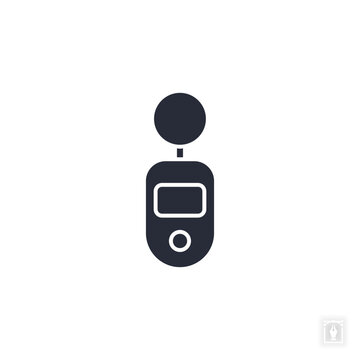 recommend clip art: Decibel Meter icon. Decibel Meter Symbol sign for mobile concept and web design. Vector icon, Logo illustration, Vector graphics