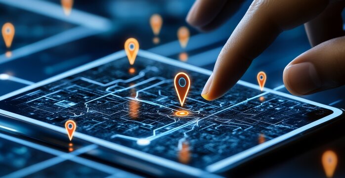 Smartphone App for Location Tracking and Adventure Planning for Electric Vehicles with Holographic Markers