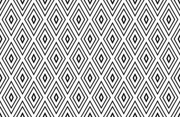 Abstract Seamless Geometric Diamonds Pattern. 