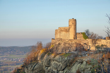 Chojnik Castle (Zamek Chojnik) - medieval hilltop fortress in Sudetes mountains, Poland © bbsferrari