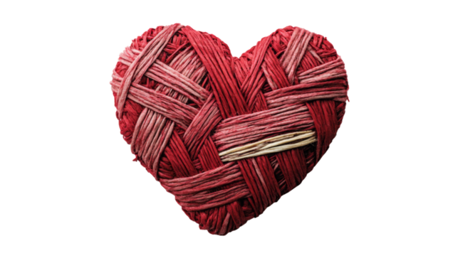 Patched heart transparent background