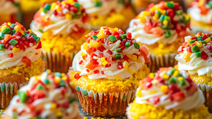 Incredible Amateur Photo of Exquisite and Mouthwatering Taco Cupcakes Taken with iPhone 15 Pro