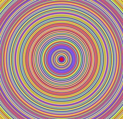 concentric circles with a shared center in vivid bright colors ideal for a cheerful background