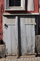 Historisches Gebäude in der Altstadt von Lich in Hessen