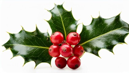 holly leaves and berries