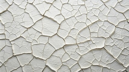 Cracked white ceramic texture background