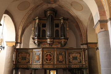 Blick in die Katholische Pfarrkirche St. Blasius im Zentrum der Stadt Balve im Sauerland