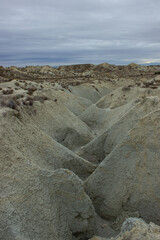 View of the Abanilla desert or Mahoya Desert in Murcia, Spain