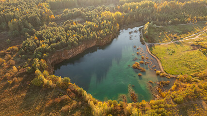 Park Gr&oacute;dek mieszczący się w Jaworznie Polska 