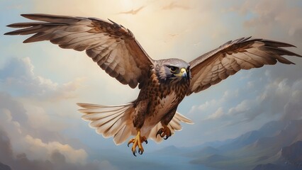 Obraz premium eagle in flight