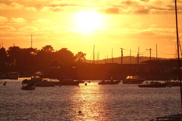 Abend bei  Andernos-les-Bains