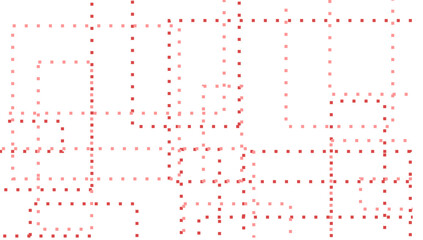 Abstract square dots background in orange colors