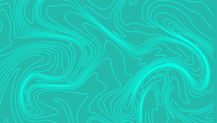 Blue neon wavy lines background