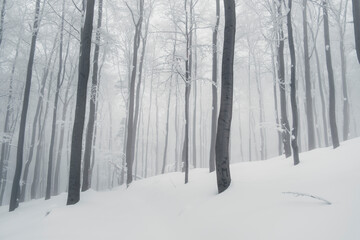 Winter in the mountains