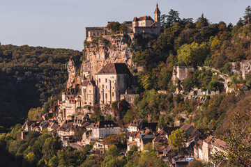 Fototapeta premium village view in France.