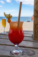 Cocktails an der Strandbar
