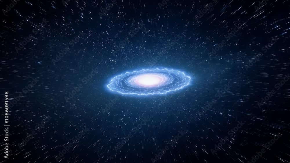 Wall mural by mesmerizing 4k represents exploration beauty universe loop background journey heaven fog astronom