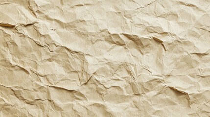 Close-up of textured, crumpled brown paper with a warm, earthy tone.