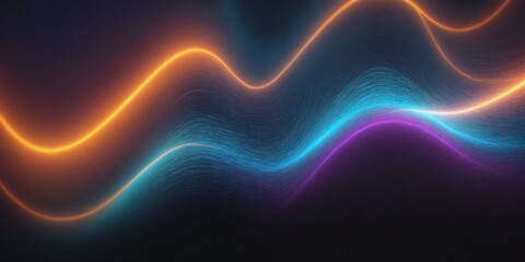 abstract glowing lines