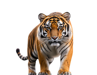 Fototapeta na wymiar A tiger isolated on white, png