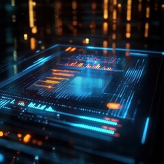 Obraz premium optics background with spots