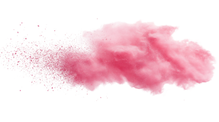 Red smoke transparent background