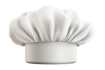 chef hat isolated on white background